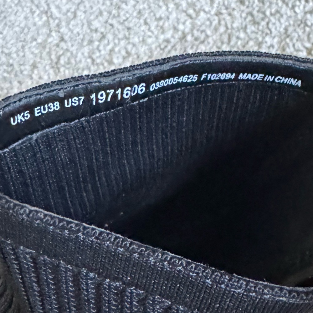 ASOS Black Ribbed Mules - Picture 5 of 6